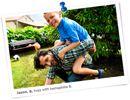 Jason child with hemophilia b