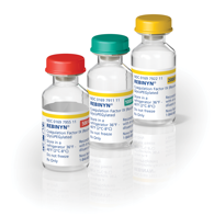 three rebinyn vials