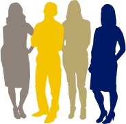 Icon of four people standing