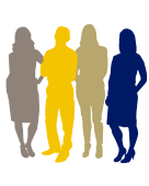 Icon of four people standing